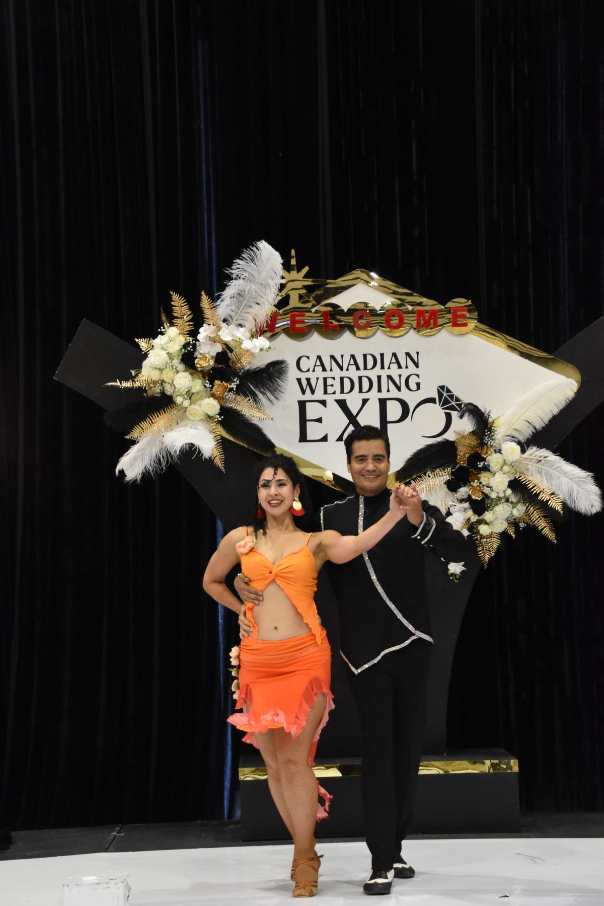 Canadian Wedding Expo — CWE looking at the audience in Bollywood